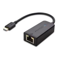 🔌 cable matters usb c to gigabit ethernet adapter in black - compatible with macbook pro, dell xps, surface pro and more logo