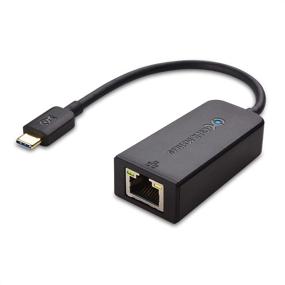 img 4 attached to 🔌 Cable Matters USB C to Gigabit Ethernet Adapter in Black - Compatible with MacBook Pro, Dell XPS, Surface Pro and More