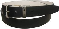 👔 stylish reversible belts for men: nike cutout black brown accessories logo