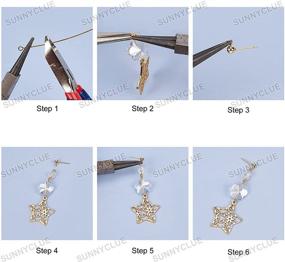 img 1 attached to SUNNYCLUE Earrings Pendants Butterfly Instruction