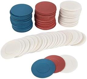 img 2 attached to Novelty Poker Chips White Blue