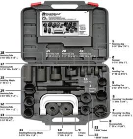 img 2 attached to Powerbuilt 23 Piece Ball Joint and U Joint Service Set - 648617: Efficient Tool Kit for Easy Ball Joint and U Joint Repair