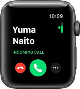 img 2 attached to 🔄 Renewed Apple Watch Series 3 (GPS, 38MM) - Space Gray Aluminum Case with Gray Sport Band - Top Performance at an Affordable Price