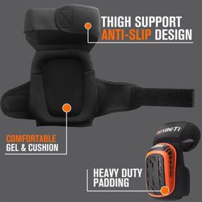 img 2 attached to Enhanced Construction Safety: REXBETI Comfortable Anti Slip Stretchable Gear