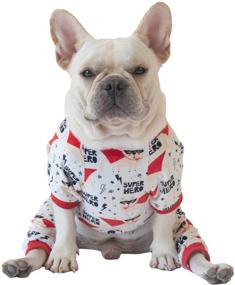 img 4 attached to CozyBone Dog Pajamas Comfy Cat Clothes Adorable Puppy Apparel Doggy Jumpsuit Pet Pjs Onesie