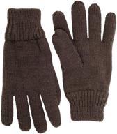 warm winter gloves for 🧤 kids - sanremo unisex knitted fleece lined logo