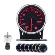 turbo boost/vacuum gauge kit 2 inch 7 color 30 🚗 psi with electronic sensor - ideal for 12v car and truck! logo