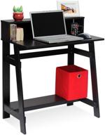 furinno simplistic a frame 💻 computer desk, espresso: sleek and functional workstation logo