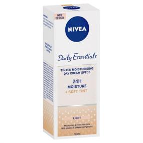 img 4 attached to 🌞 Nivea Visage Daily Essentials Tinted Moisturising Day Cream Natural with SPF 15 (50ml)