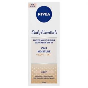 img 3 attached to 🌞 Nivea Visage Ежедневный Увлажняющий Крем Дневной Естественный с оттенком и SPF 15 (50 мл)