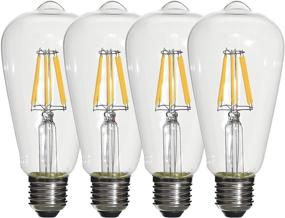 img 4 attached to 🌟 Dazzling Vintage Equivalent Dimmable Antique Filament: Experience Timeless Beauty