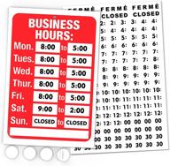 open signs business hours sign logo