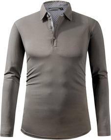 img 4 attached to 👔 Men's Clothing and Shirts: Classic Designed Shirts with Sleeve Buttons