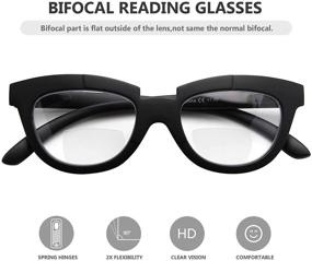 img 1 attached to Eyekepper Bifocal Reading Glasses Half Moon