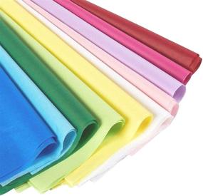 img 4 attached to 🎁 120 Sheets of Colorful Bulk Tissue Paper: Perfect for Gift Wrapping Bags, Art Crafts, Holidays - 10 Vibrant Colors, 20 x 26 In.