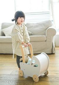 img 1 attached to 👶 LINE Baby Doll Wooden White: A Charming Addition to Your Little One's Toy Collection