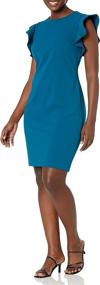 img 2 attached to 👗 Calvin Klein Sheath Rosewood Women's Dresses: Elegant and Stylish Women's Clothing