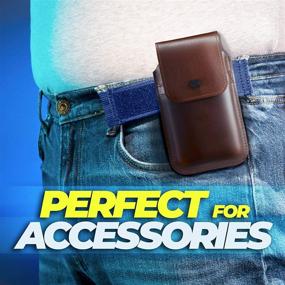 img 1 attached to BeltBro Titan Buckle Elastic Belt - Premium Men's Accessories and Belts for Versatile Style