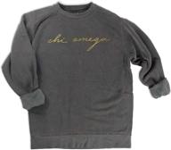 go greek chic sweatshirt charcoal men's clothing in active logo