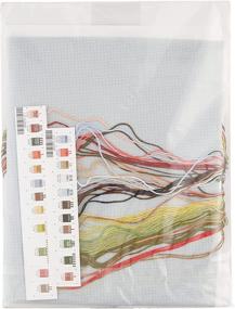 img 1 attached to 🧵 Dimensions Winter Cardinals Counted Cross Stitch Kit, 16 Count Dove Grey Aida Fabric, 15x9 inches