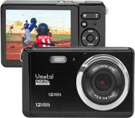 📷 compact 2.8" lcd fhd mini digital camera, vmotal 1080p video camera for travel, holiday, birthday – ideal for kids, beginners, teens, seniors (black) logo