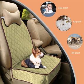 img 2 attached to Dog Car Seat Cover