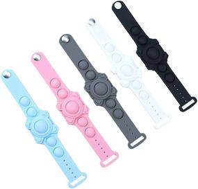 img 4 attached to Silicone Wristband Bracelet Protective Anti Lost GPS, Finders & Accessories