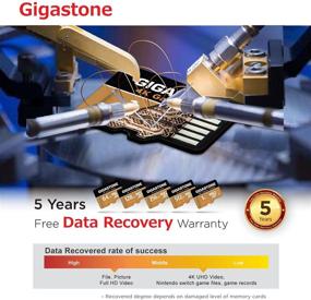 img 1 attached to 🔒 Reliable Data Recovery Guaranteed: Gigastone 256GB Micro SD Card for Nintendo-Switch, GoPro, DJI | 5-Yrs Free Recovery, 4K Game Turbo, UHD Video with R/W up to 100/60MB/s | UHS-I U3 A2 V30 C10