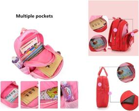 img 1 attached to Fanci Bowknot Waterproof Elementary Backpack: Stay trendy and dry with this stylish and functional school bag!