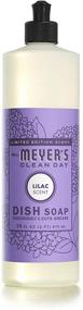 img 3 attached to Mrs. Meyer's Clean Day Lilac Liquid Dish Soap - Case of 6 - 16 fl oz