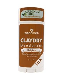 img 2 attached to 🌬️ Stay Fresh All Day with Zion Health Clay Dry Deodorant, Original Silk, 2.5 Oz