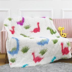 img 4 attached to Goideal Dinosaur Blanket Children Washable Kids' Home Store