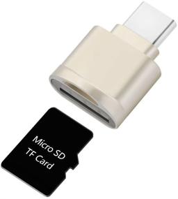 img 2 attached to 🚀 Rocketek USB C Portable Card Reader and Adapter for Micro SD Cards - TF Card, Micro SDXC/SDHC - MacBook Air, Galaxy S10 & Other Type C Devices