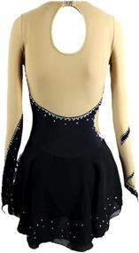 img 1 attached to Crystal Beaded Figure Skating Dress