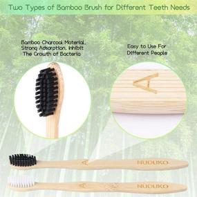 img 2 attached to 🌱 Biodegradable Bamboo Toothbrushes, Eco-Friendly Bristles for Sustainable Oral Care