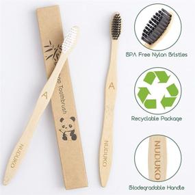 img 3 attached to 🌱 Biodegradable Bamboo Toothbrushes, Eco-Friendly Bristles for Sustainable Oral Care