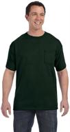 👕 hanes tagless comfortsoft pocket t shirt: ultimate comfort and convenience! logo