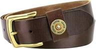 gauge shotgun shell grain leather men's accessories for belts logo