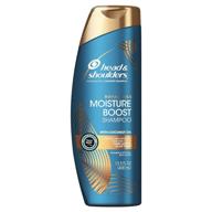 head and shoulders moisture renewal anti-dandruff shampoo with coconut oil for 🥥 natural and curly hair - scalp care, royal oils collection, 13.5 fl oz logo