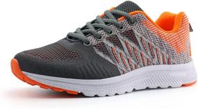 img 4 attached to JABASIC Breathable Running Sneakers Lightweight Sports & Fitness and Running