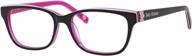 juicy couture black floral eyeglasses logo