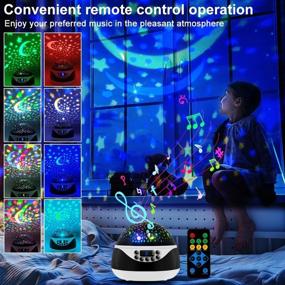 img 3 attached to 🌟 Captivate Your Kids at Bedtime with the CrazyFire Star Night Light Projector: Timer, Music, 360 Degree Rotation - Perfect Birthday Gift and Room Decor!