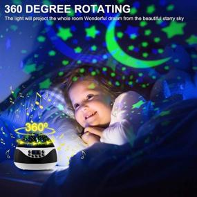 img 1 attached to 🌟 Captivate Your Kids at Bedtime with the CrazyFire Star Night Light Projector: Timer, Music, 360 Degree Rotation - Perfect Birthday Gift and Room Decor!