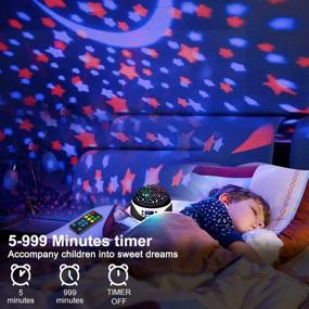 img 2 attached to 🌟 Captivate Your Kids at Bedtime with the CrazyFire Star Night Light Projector: Timer, Music, 360 Degree Rotation - Perfect Birthday Gift and Room Decor!