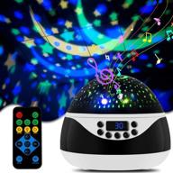 🌟 captivate your kids at bedtime with the crazyfire star night light projector: timer, music, 360 degree rotation - perfect birthday gift and room decor! логотип