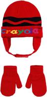 crayola childrens apparel toddler mittens boys' accessories for cold weather logo