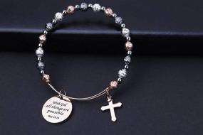 img 2 attached to REEBOOOR Christian Religious Jewelry Bracelet