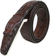 🐊 alligator and crocodile cowhide belts with buckles – premium men's belt accessories logo