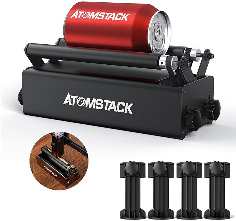 atomstack r3 engraving cylindrical adjustment 로고