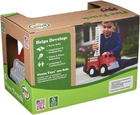 img 1 attached to 🚒 Vibrant Red Green Toys Fire Truck: Inspiring Imaginative Play and Environmental Awareness